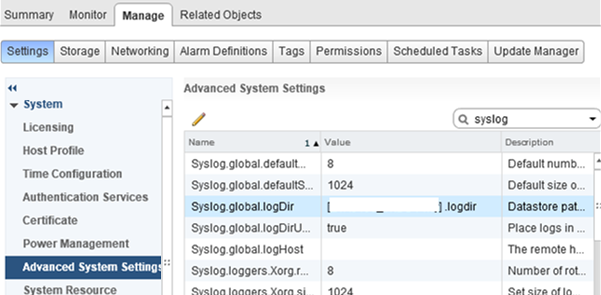 ScratchConfig.CurrentScratchLocation and Syslog.global.logDir