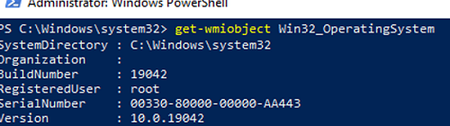 test wmi using powershell cmdlet get-wmiobject 