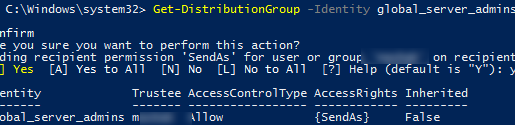 Add-RecipientPermission - Add Send As Permissions using PowerShell