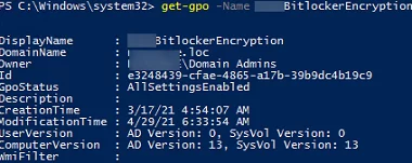 get-gpo list in active directory domain