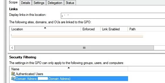 block usb policy - security filtering